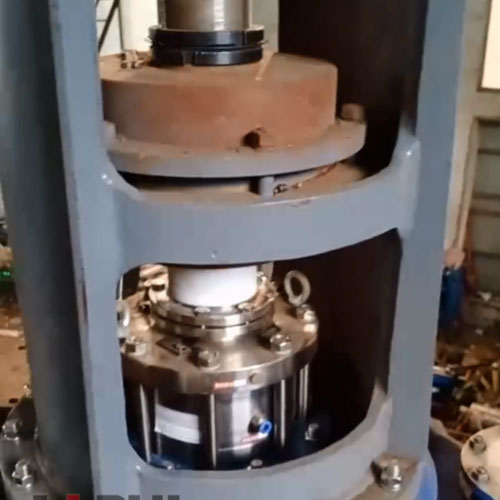 无锡双瑞搪瓷筒锥试运转和试压