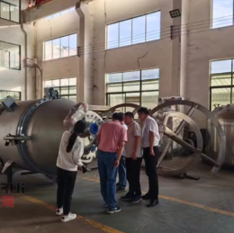 无锡双瑞机械喜迎山东某化工企业来厂参观